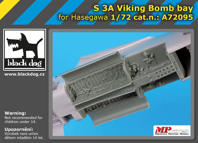 Дополнения из смолы 1/72 Бомбоотсек Lockheed S-3A Viking (для модели Hasegawa)