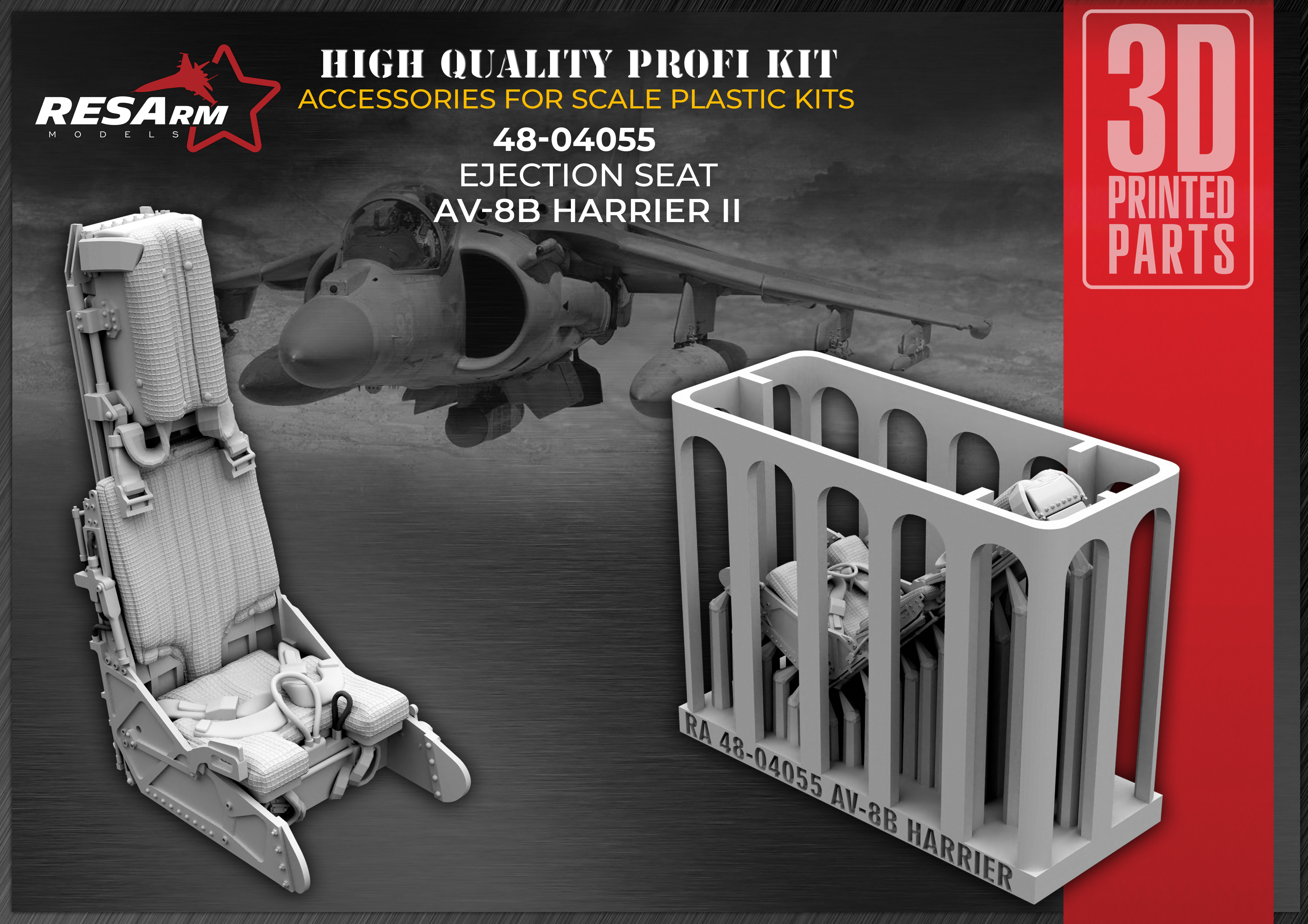 Дополнения из смолы 1/48 Катапультное кресло AV-88 Harrier (RESArm)