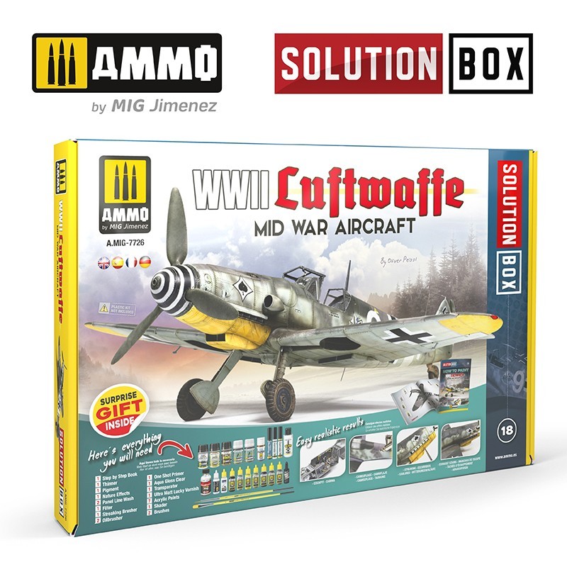 Набор SOLUTION BOX 18 - WWII Luftwaffe Mid War Aircraft (Ammo Mig) 