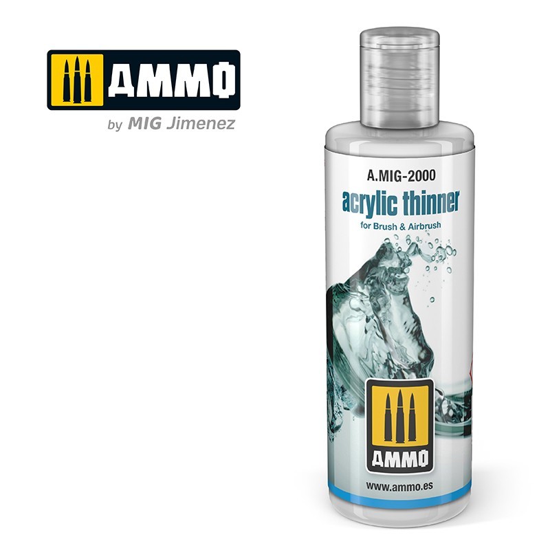 Акриловый разбавитель Acrylic Thinner (Ammo Mig) (60ml)