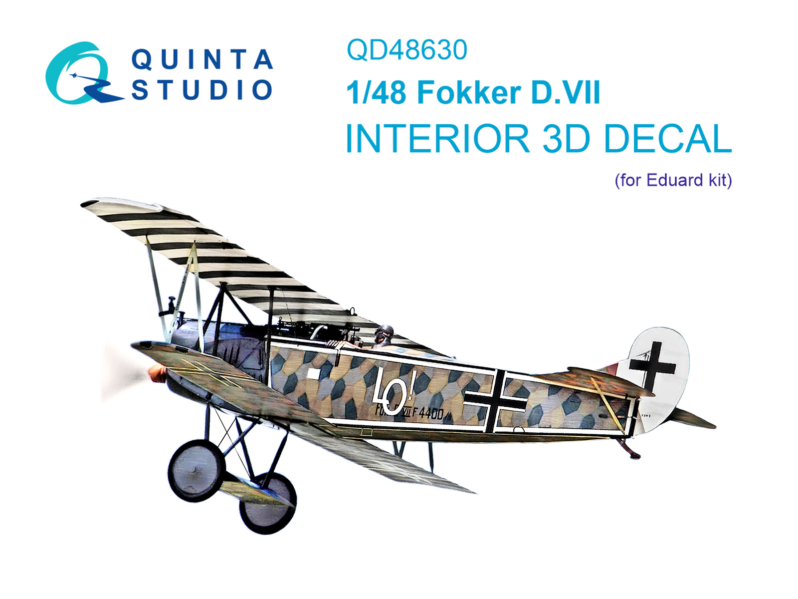 3D Декаль интерьера кабины Fokker D.VII (Eduard)