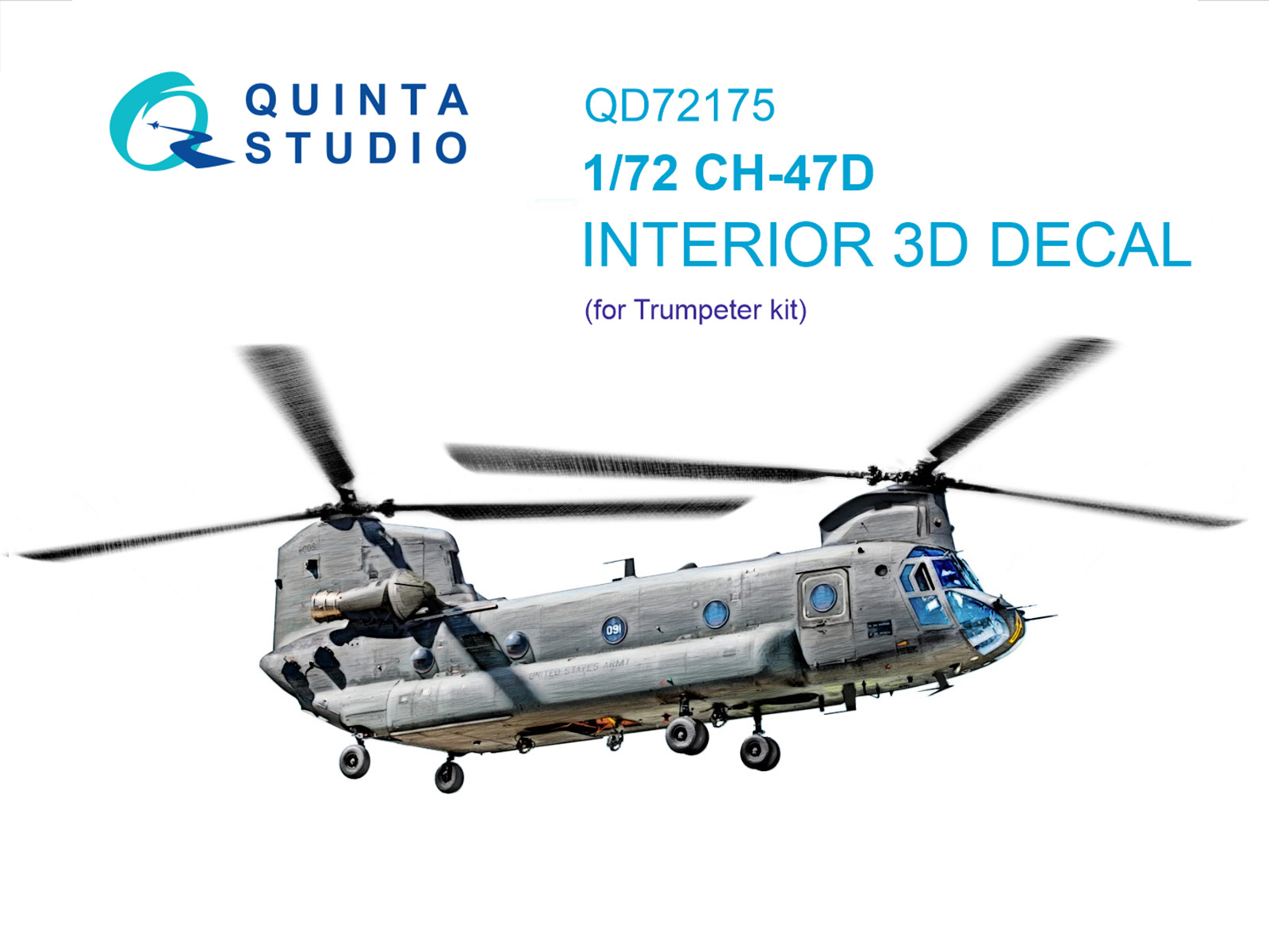 3D Декаль интерьера для CH-47D (Trumpeter)