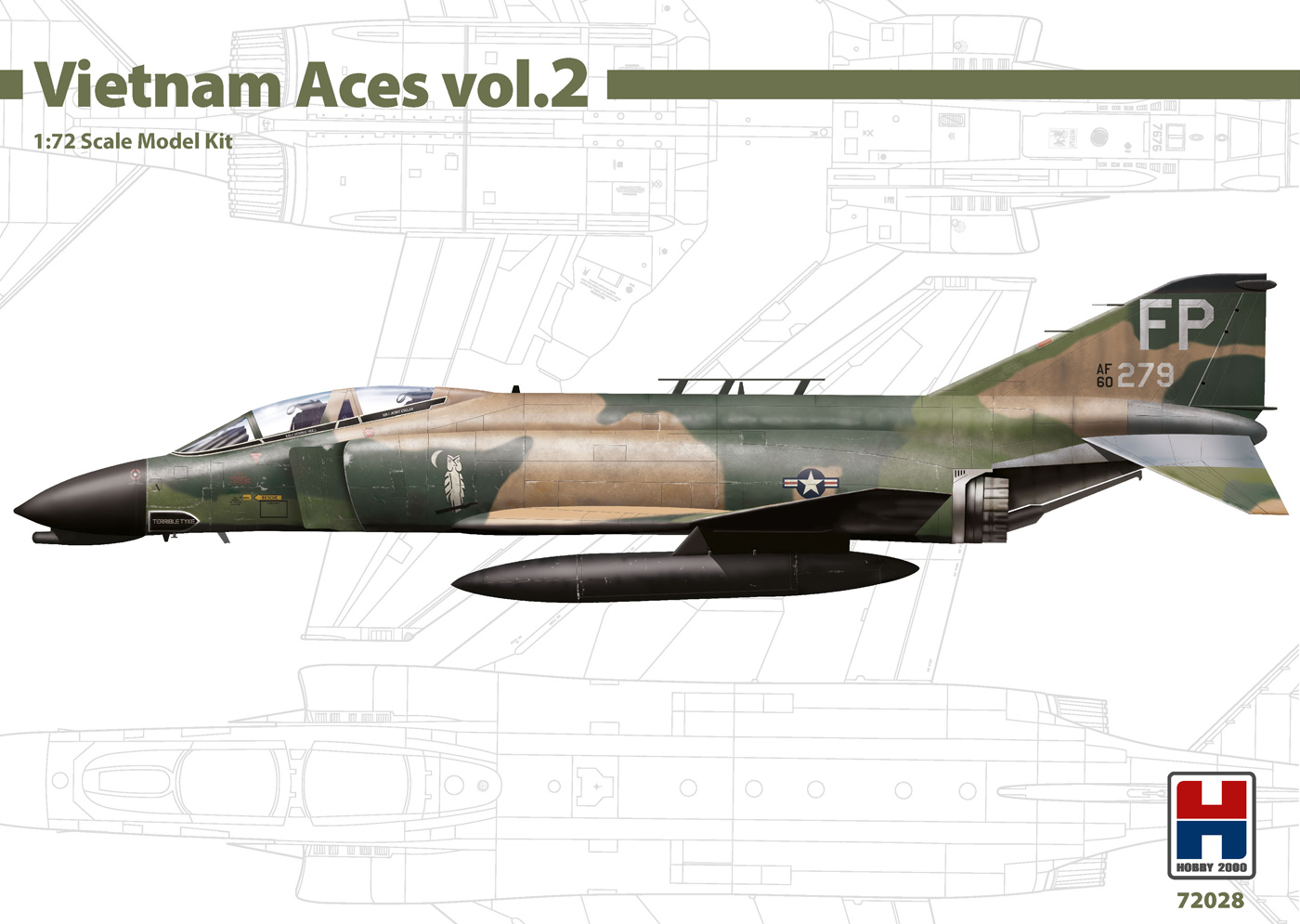 Сборная модель 1/72 McDonnell F-4D Phantom II - Vietnam Aces 2  (Hobby 2000)