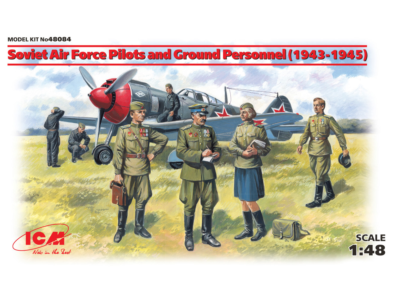 Дополнения из смолы 1/48 Soviet AF Pilots and Ground Personnel 1943-45 (ICM)