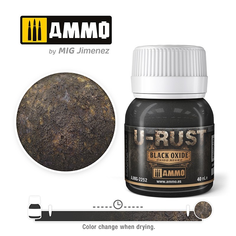 U-RUST Black Oxide (40mL) (Ammo Mig)