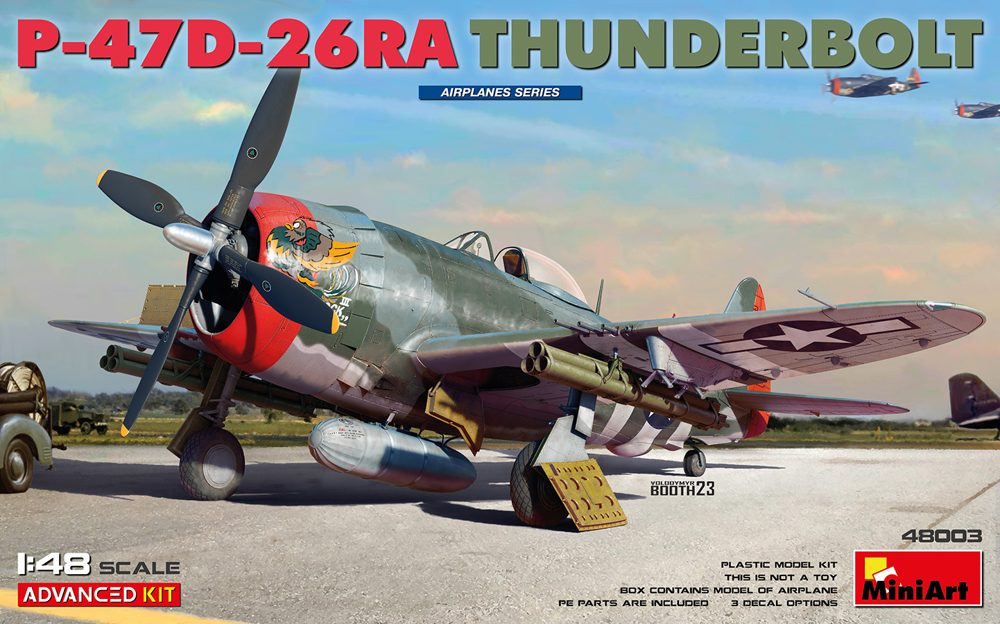 Сборная модель 1/48 P-47D-26RA Thunderbolt (ADVANCED KIT) (MiniArt)