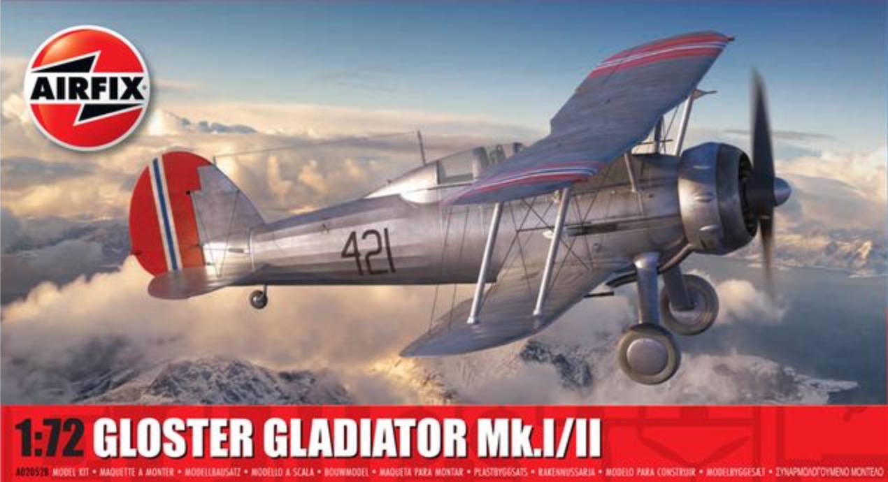 Сборная модель 1/72 Gloster Gladiator Mk.I/Mk.II (Airfix)