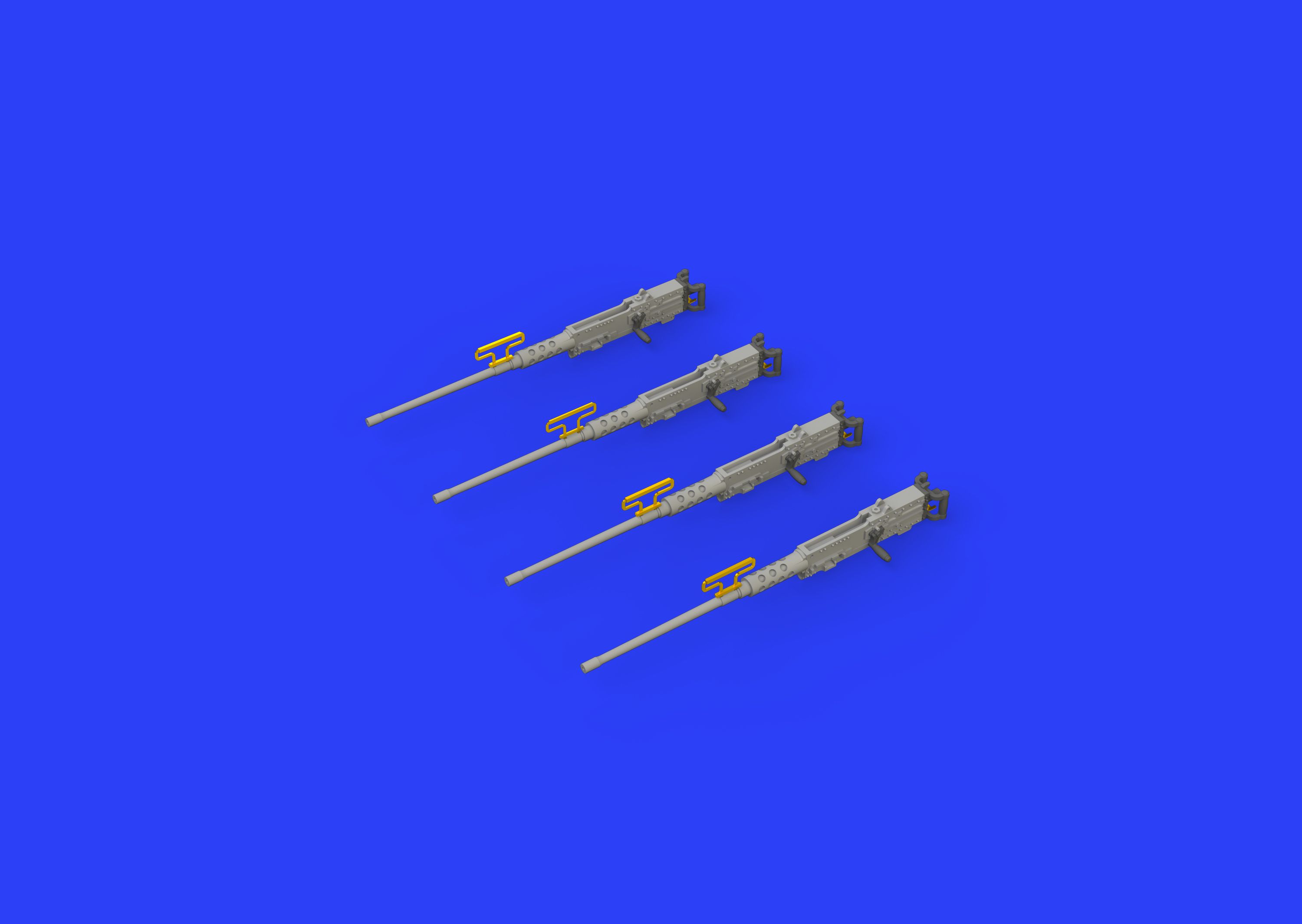 Дополнения из смолы 1/48 Пулемёты Browning M2 с рукоятками (Eduard Brassin)