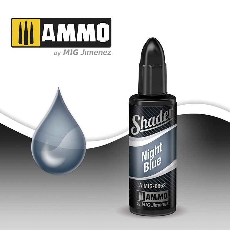 Акриловый шейдер SHADER Night Blue(10mL) (Ammo Mig)