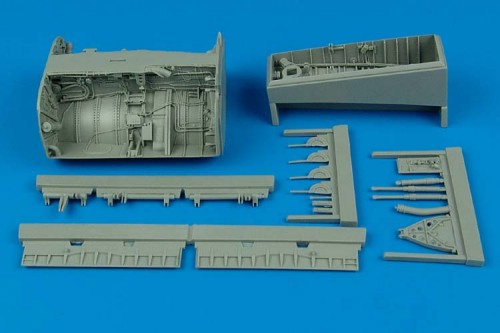 Дополнения из смолы 1/32 Ниши шасси Vought F-8E/F-8J Crusader (Trumpeter kits) 