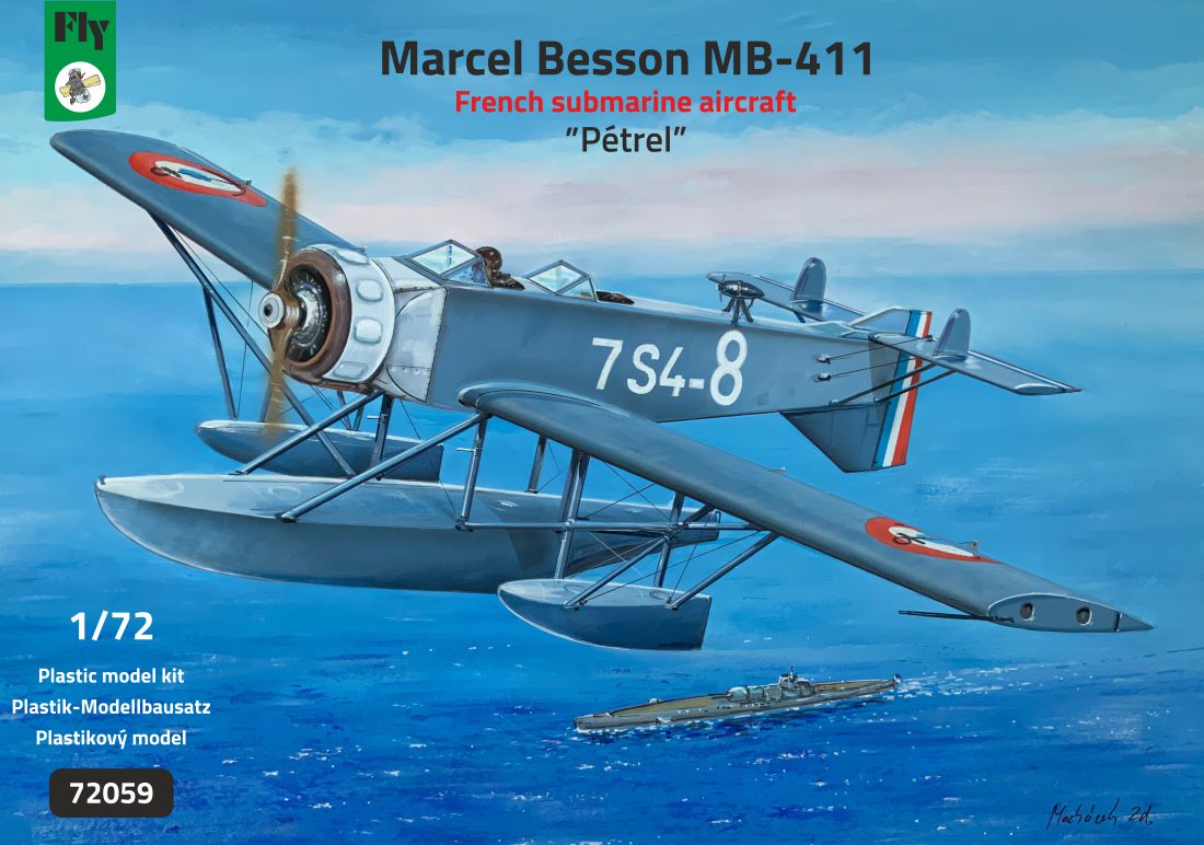 Сборная модель 1/72 Marcel-Besson MB-411 (FLY)