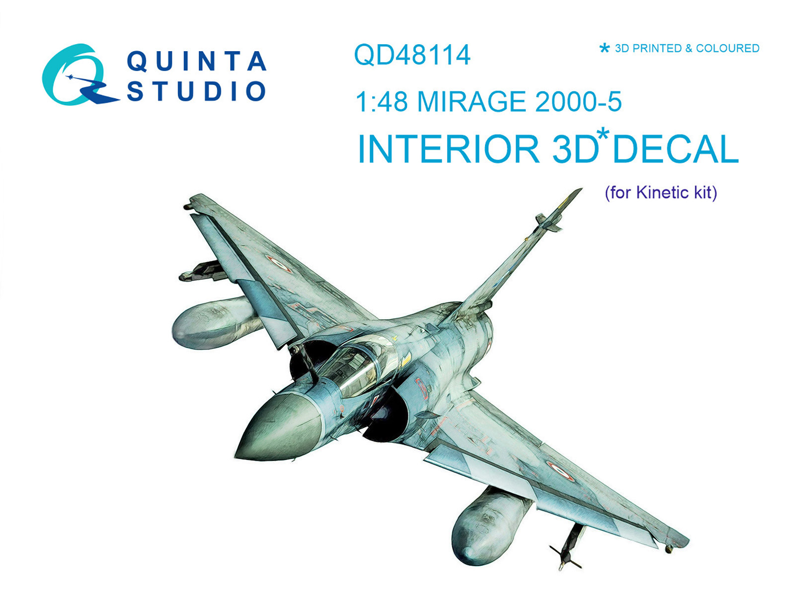 3D Декаль интерьера кабины Mirage 2000-5 (для модели Kinetic)