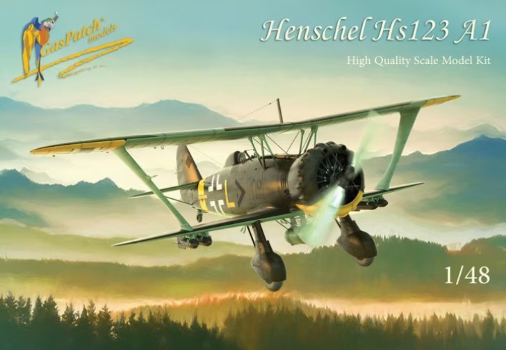 Сборная модель 1/48 Henschel Hs-123A-1 (GasPatch Models)
