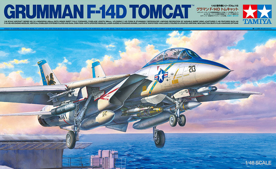 Сборная модель 1/48 Grumman F-14D Tomcat (Tamiya)