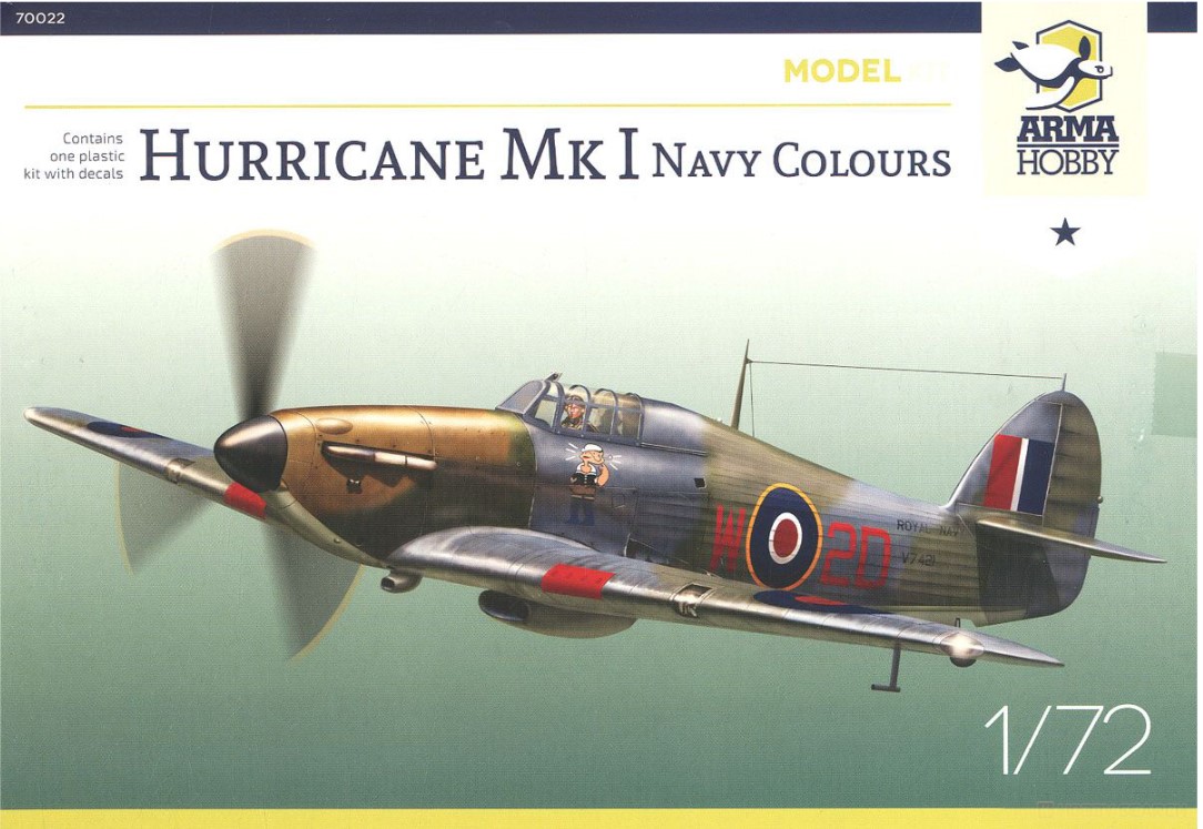 Сборная модель 1/72 Hawker Hurricane Mk.I Royal Navy (Arma Hobby)