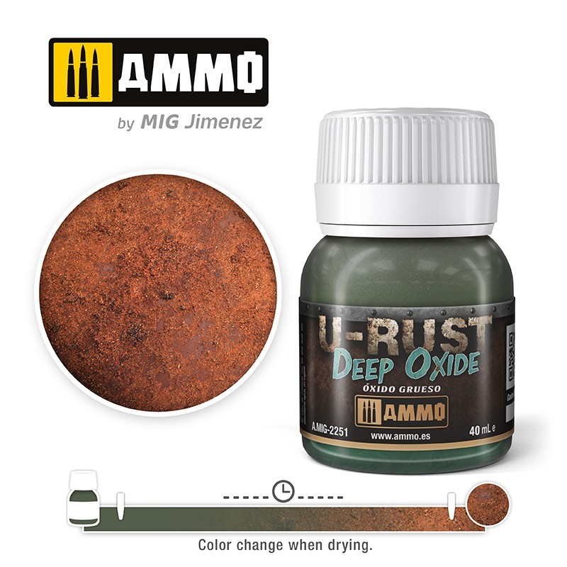 U-RUST Deep Oxide (40mL) (Ammo Mig)