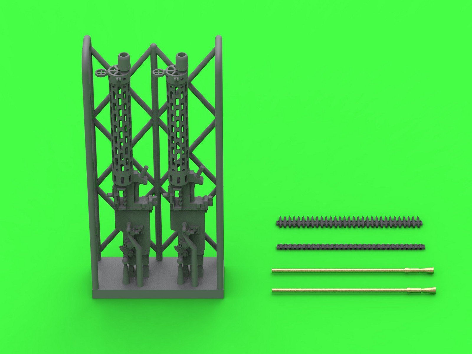 Дополнения из смолы 1/48 Spandau LMG 08/15 (2 pcs) 