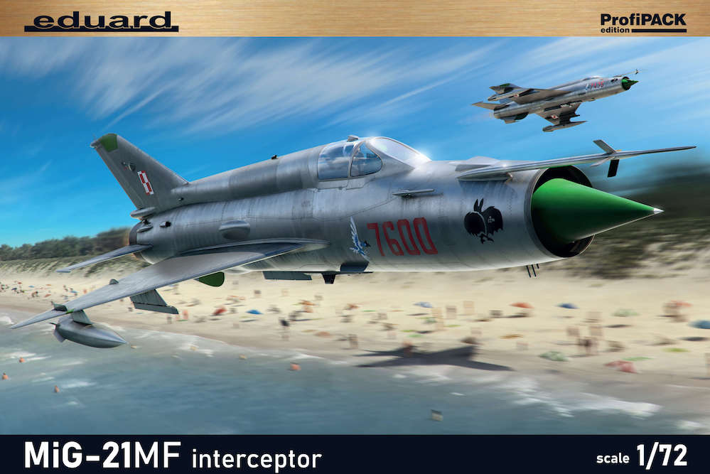 Сборная модель 1/72 МиГ-21МФ перехватчик (Profipack edition) (Eduard kits)