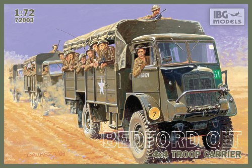 Сборная модель 1/72 Bedford QLT 4x4 Troop Carrier (IBG Models)