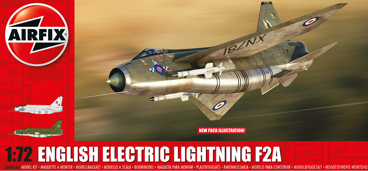 Сборная модель 1/72 BAC/EE Lightning F.2A (Airfix)