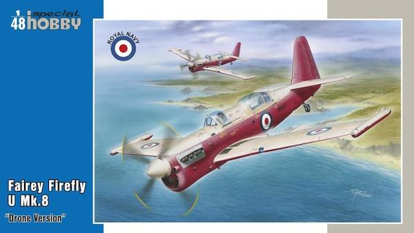 Сборная модель 1/48 Fairey Firefly U Mk.8 Drone Version (Special Hobby)