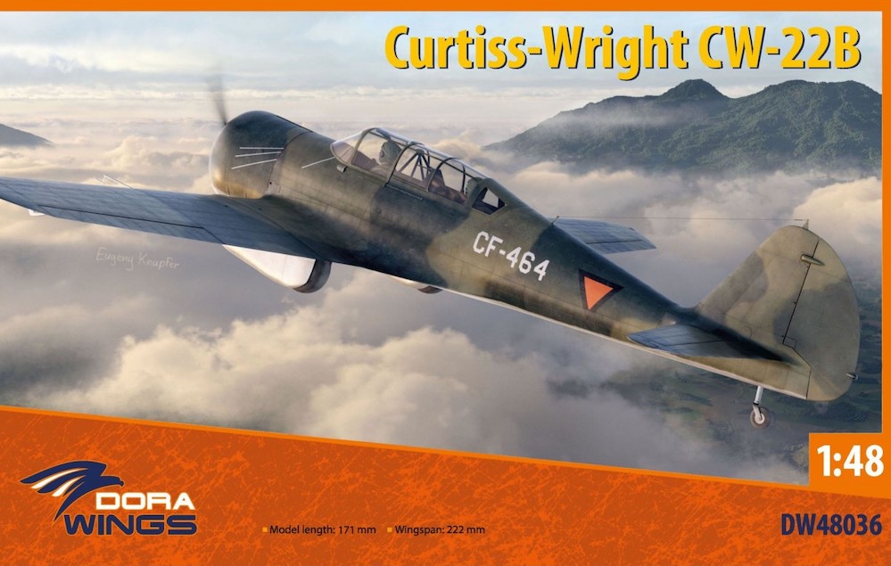 Сборная модель 1/48 Curtiss-Wright CW-22 (Dora Wings)