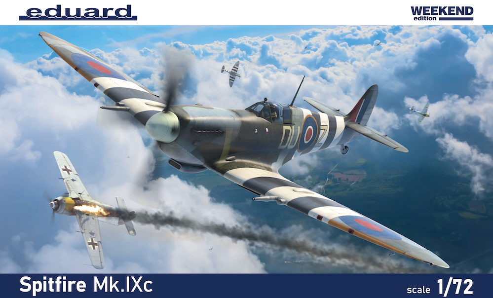 Сборная модель 1/72 Supermarine Spitfire Mk.IXc Weekend edition (Eduard kits)