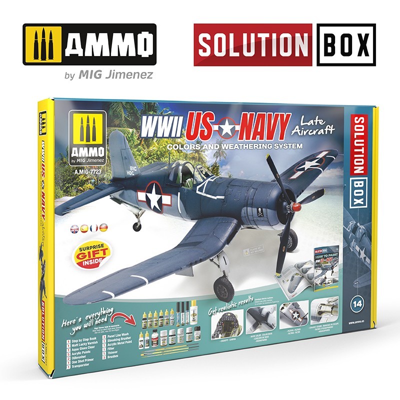 Набор SOLUTION BOX 14 - US Navy WWII Late (Ammo Mig) 