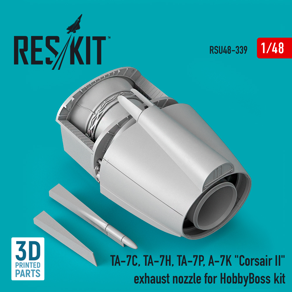 Дополнения из смолы 1/48 LTV TA-7C, TA-7H, TA-7P, A-7K "Corsair II" exhaust nozzle (ResKit)