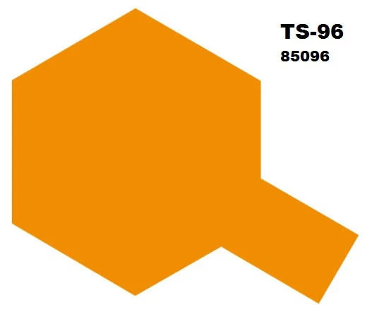 Краска-спрей TS-96 Fluorescent Orange (флуоресцентная оранжевая) (Tamiya) (100 мл)