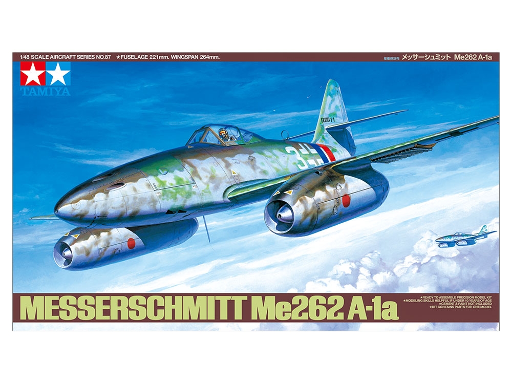 Сборная модель 1/48 Messerschmitt Me-262A-1a (Tamiya)