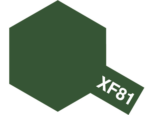 Краска акриловая Acrylic Mini XF-81 Dark Green 2 RAF (Tamiya) (10ml)