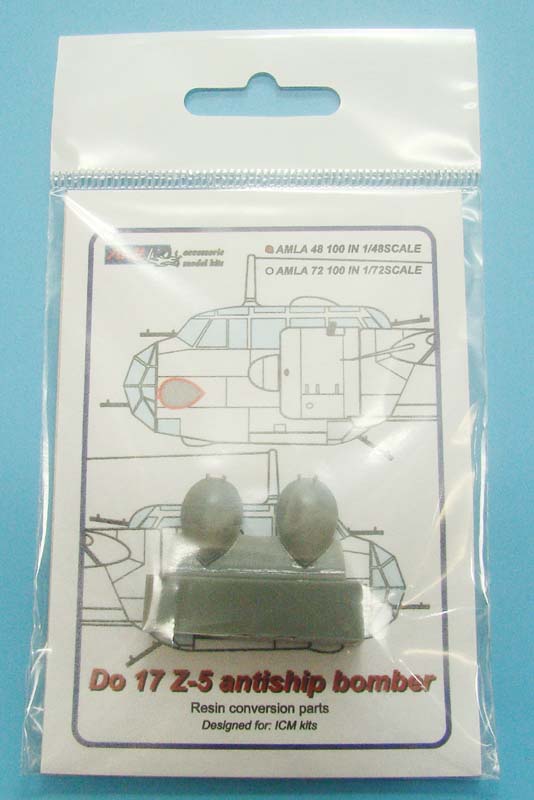 Дополнения из смолы 1/48 Dornier Do-17Z-5 (designed to be used with ICM kits)
