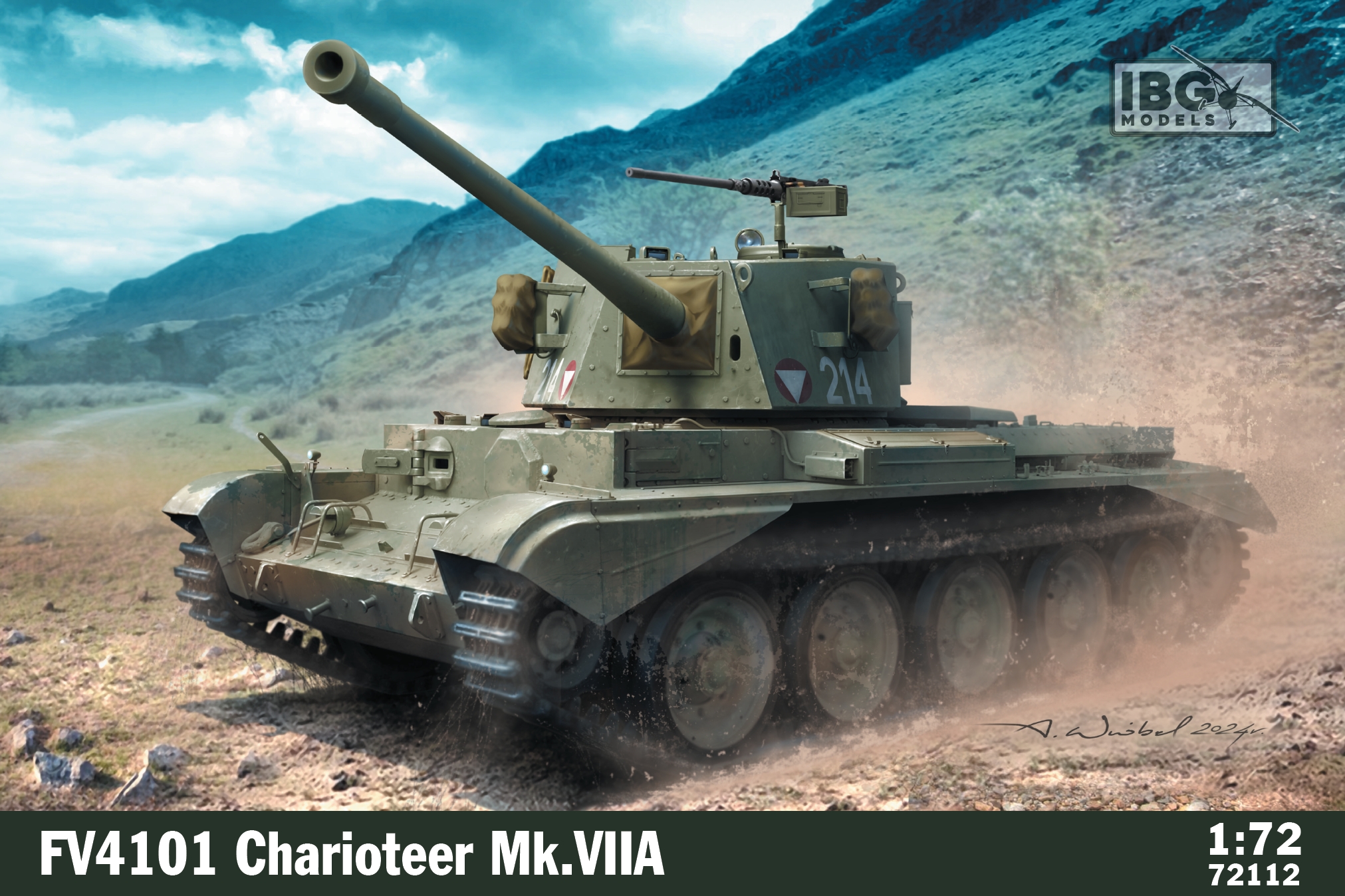 Сборная модель 1/72 FV4101 Charioteer Mk.VIIA British Tank (IBG Models)