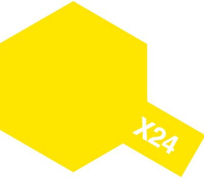 Краска акриловая Acrylic Mini X-24 Clear Yellow (Tamiya) (10ml)