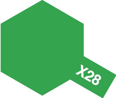 Краска акриловая Acrylic Mini X-28 Park Green (Tamiya) (10ml)
