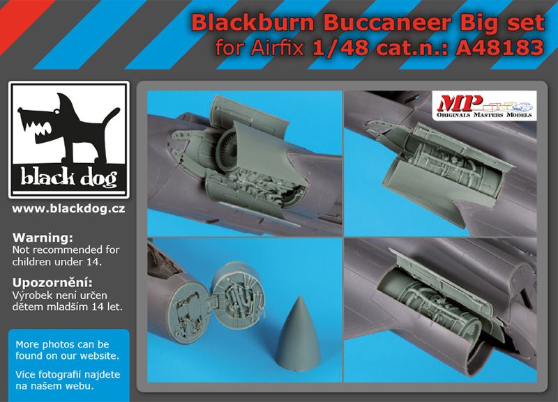 Дополнения из смолы 1/48 Blackburn Buccaneer Big set (designed to be used with Airfix kits) 