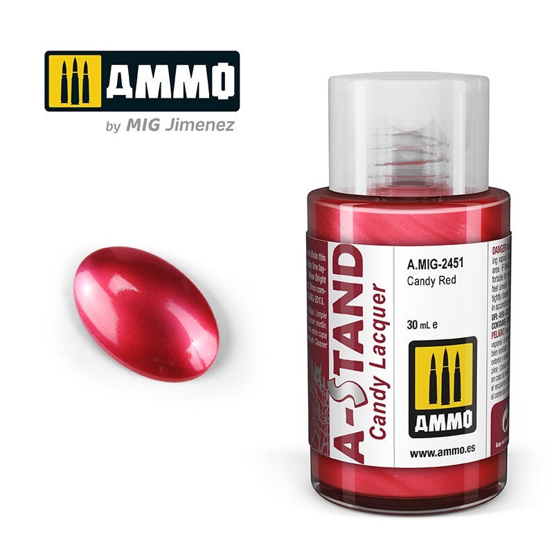 Лак A-STAND Candy Red (Ammo Mig) (30ml)