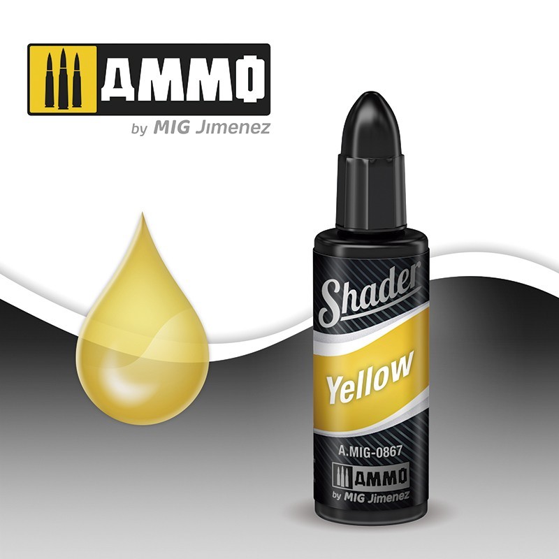 Акриловый шейдер SHADER Yellow (10mL) (Ammo Mig)