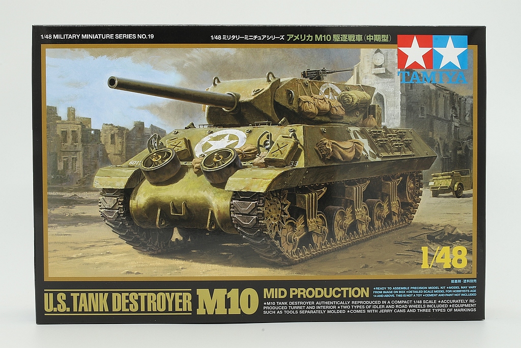 Сборная модель 1/48 Американский танк M10 (Tamiya)