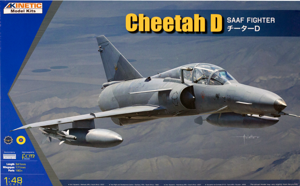 Сборная модель 1/48 Cheetah D SAAF Fighter (Kinetic Model Kits)