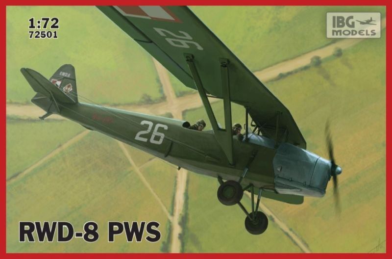 Сборная модель 1/72 RWD-8 PWS Polish trainer plane (IBG Models)