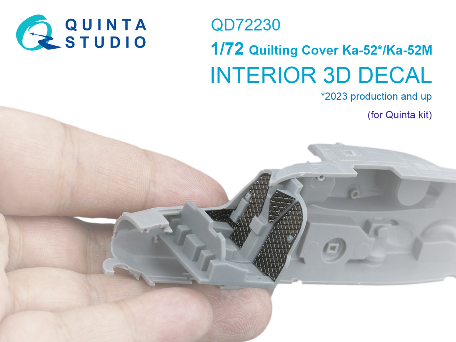 Стеганая обивка кабины для Ка-52/52М для QD+72229 (Dream Model/Quinta Models)