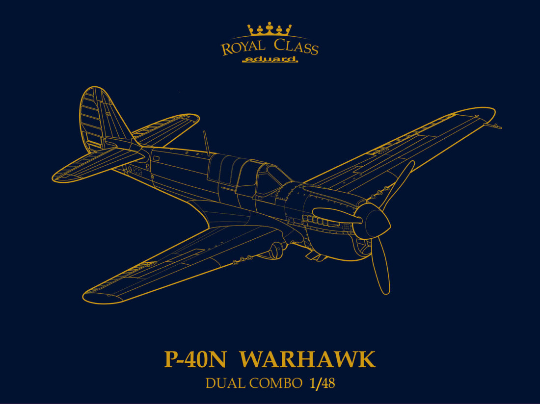 Сборная модель 1/48 Curtiss P-40N Warhawk (Royal Class, Dual Combo) (Eduard kits)