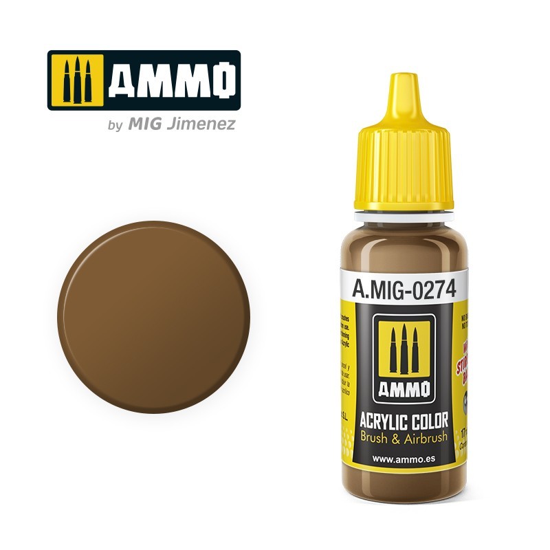 Краска акриловая FS-30118 Marrone Mimetico 1 (Ammo Mig) (17ml)