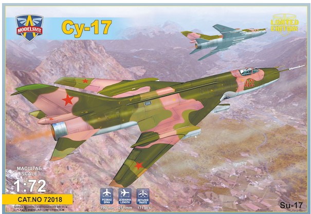 Сборная модель 1/72 Сухой Су-17 (серийный) (Modelsvit)