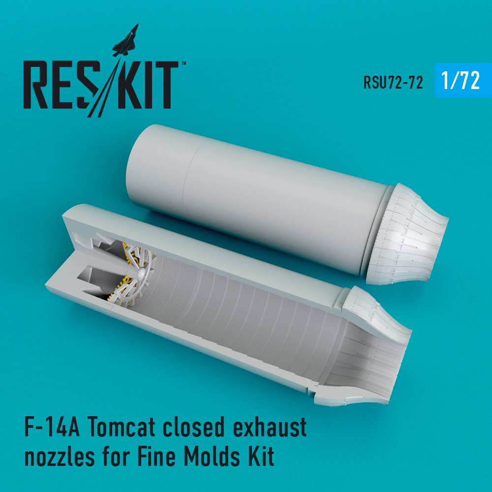 Дополнения из смолы 1/72 Grumman F-14A Tomcat closed exhaust nozzles (ResKit)