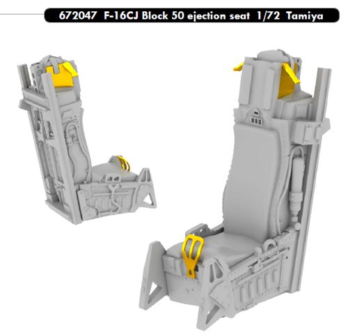 Дополнения из смолы 1/72 Катапультное кресло Lockheed-Martin F-16CJ Block 50 (Tamiya kits)