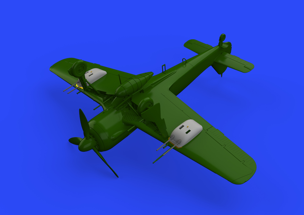 Дополнения из смолы 1/72 Подвесные пушечные установки (контейнеры) Fw-190A-5/U12 (Eduard)