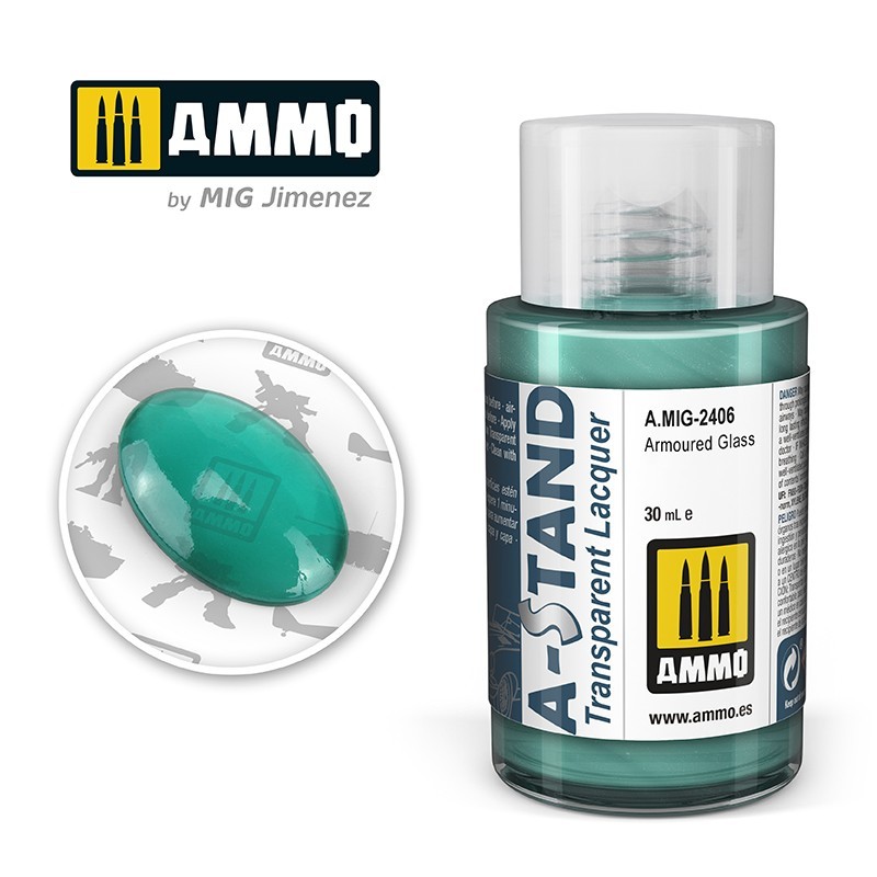 Прозрачный лак A-STAND Armoured Glass (Ammo Mig) (30ml)